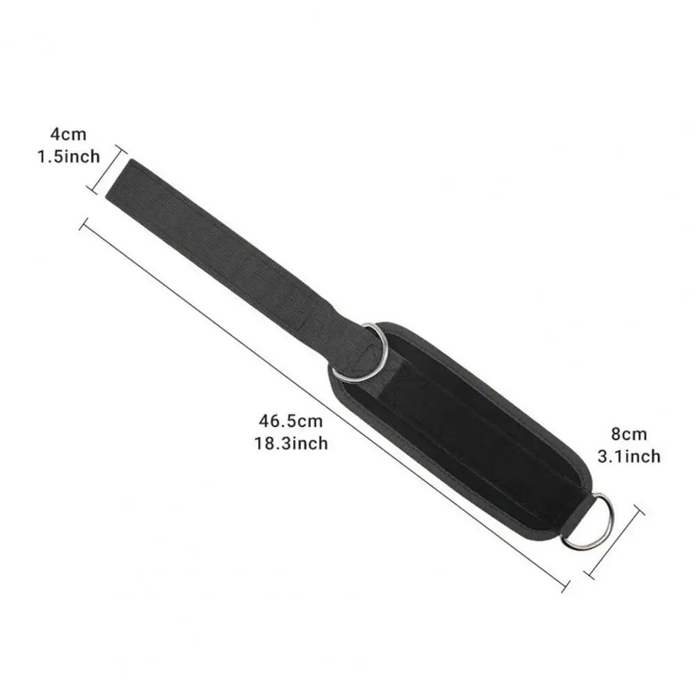 Durable Ankle Strap Adjustable Ankle Straps for Cable Machines Padded Resistance Bands with D-ring Cuffs Comfortable for Glute
