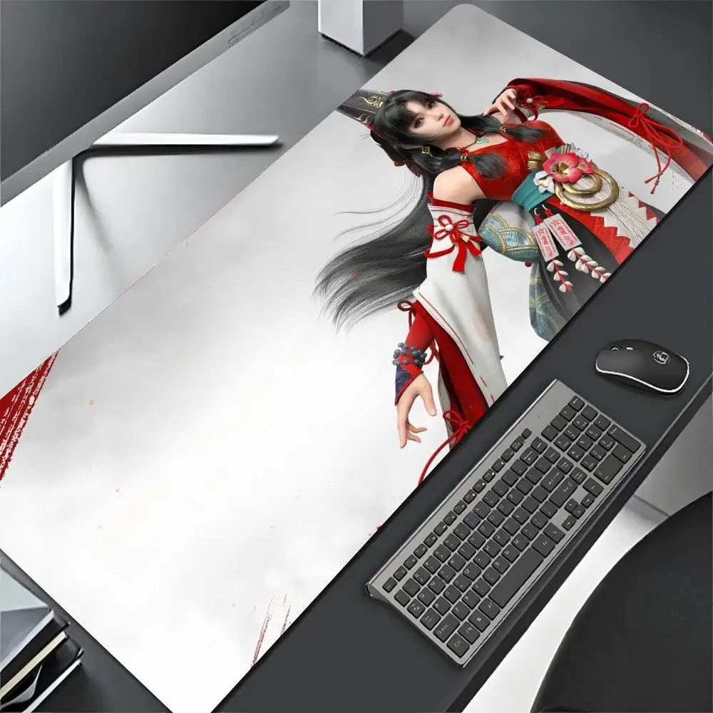 Коврик для мыши Kurumi Matari Takeda Nobutada, большой игровой коврик с мультяшным рисунком, компьютерный коврик для клавиатуры, Настольный коврик для мыши, Настольный коврик для ПК