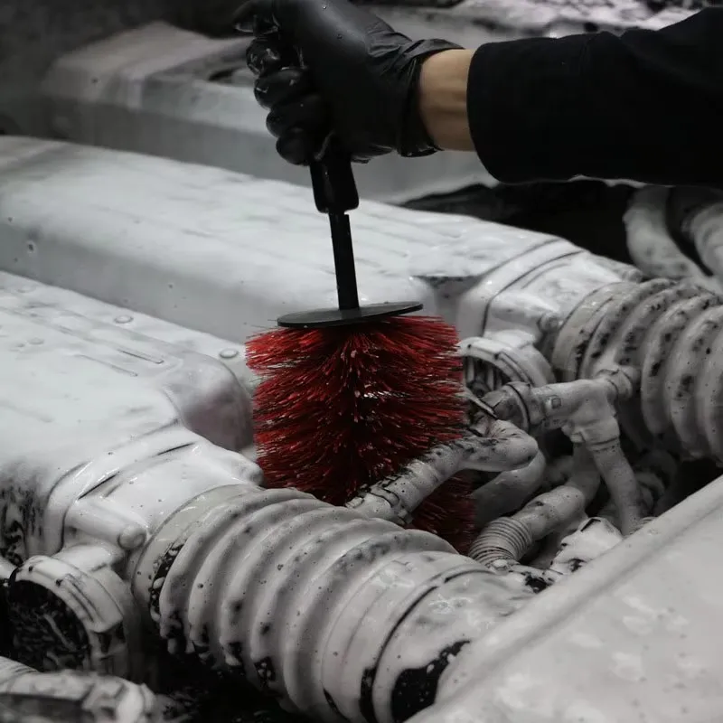 45 سنتيمتر عجلة السيارة فرشاة غسيل متعددة الوظائف سيارة عجلة حافة الإطارات تنظيف فرشاة لينة غير خدش العناية بالسيارات بالتفصيل غسل أدوات