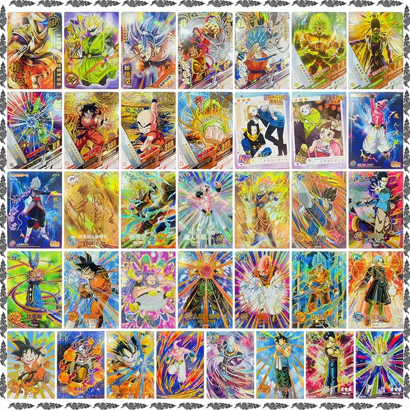 Anime Dragon Ball Rare SSP SP PR CP Refraction Collectible Cards Son Gohan Beerus Torankusu Broli Toys for man Birthday Present