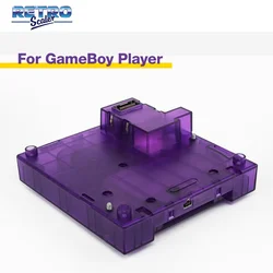 Bitfunx-Coque de base de remplacement translucide GC Case pour GBA, délibérément Boy First, Dol-017 pour console de jeu NGC