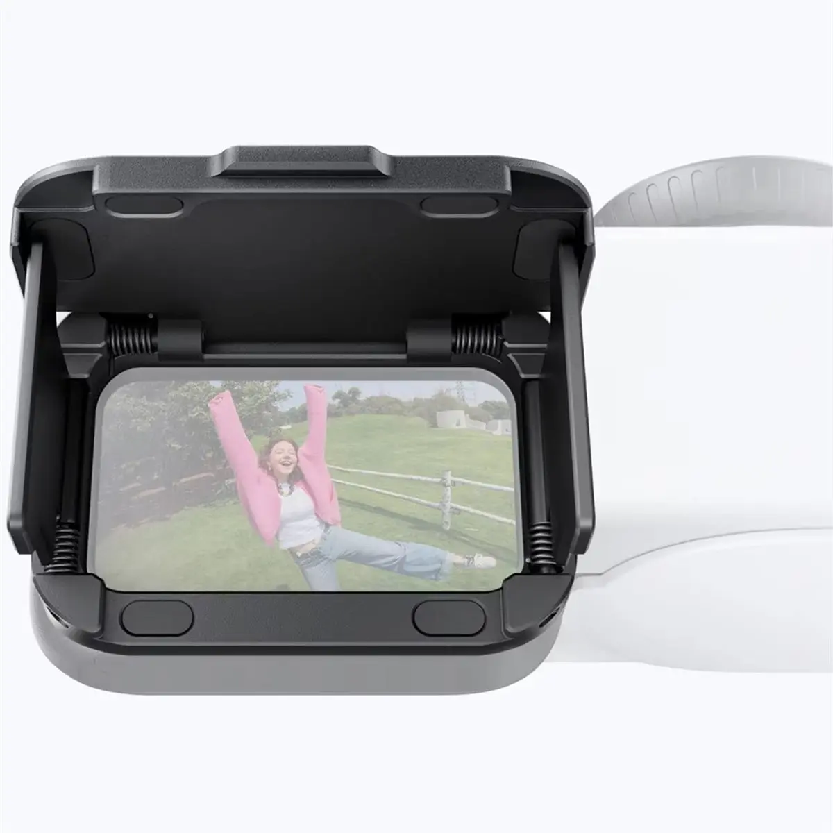 For GO 3S Retro Viewfinder Hood Sun Shade Screen Cover Magnetic Mount Accessory with Adhesive and Pry Tool