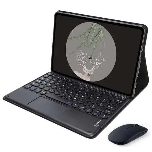 Imagen 1 del producto Para Lenovo Tab One TB-305XU 8,7 pulgadas/K9 8,7 pulgadas TB-305FU 2025 funda con teclado, teclado Bluetooth desmontable + funda para tableta