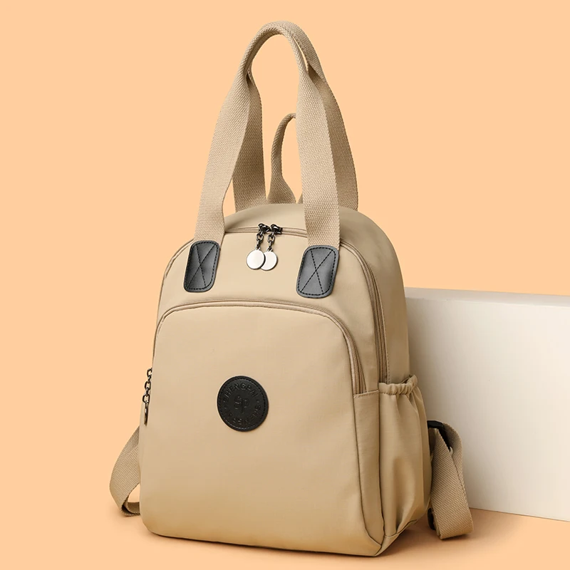 

Женская легкая нейлоновая сумка для путешествий 2024, холщовая сумка-тоут с плечом, мягкая складная сумка на молнии