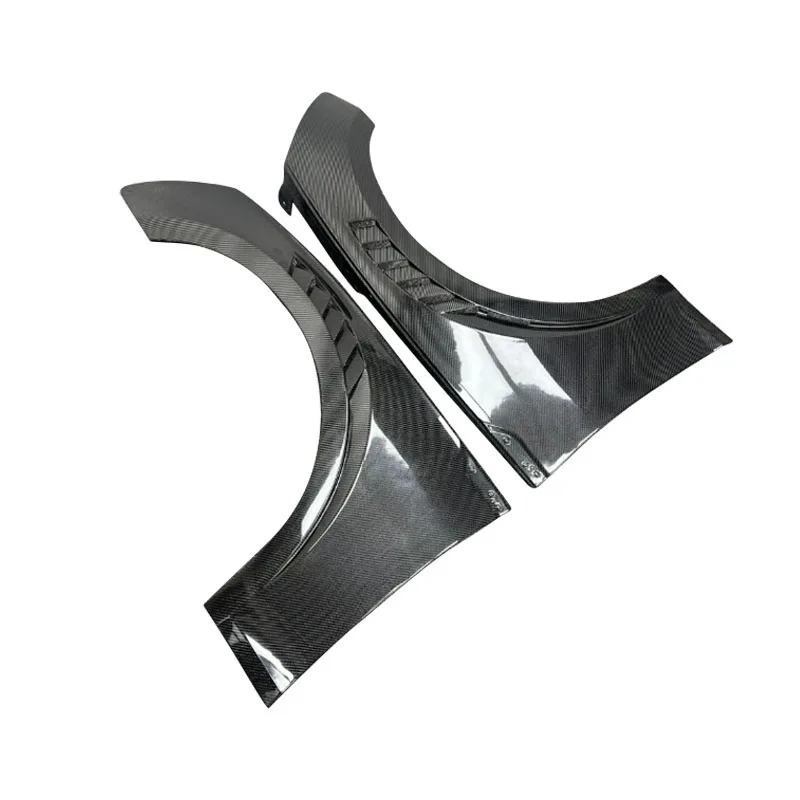 

Крыло из настоящего углеродного волокна для A4 S4 2017-2019, высокое качество, листовая доска из углеродного волокна, переднее крыло, автозапчасти, аксессуары