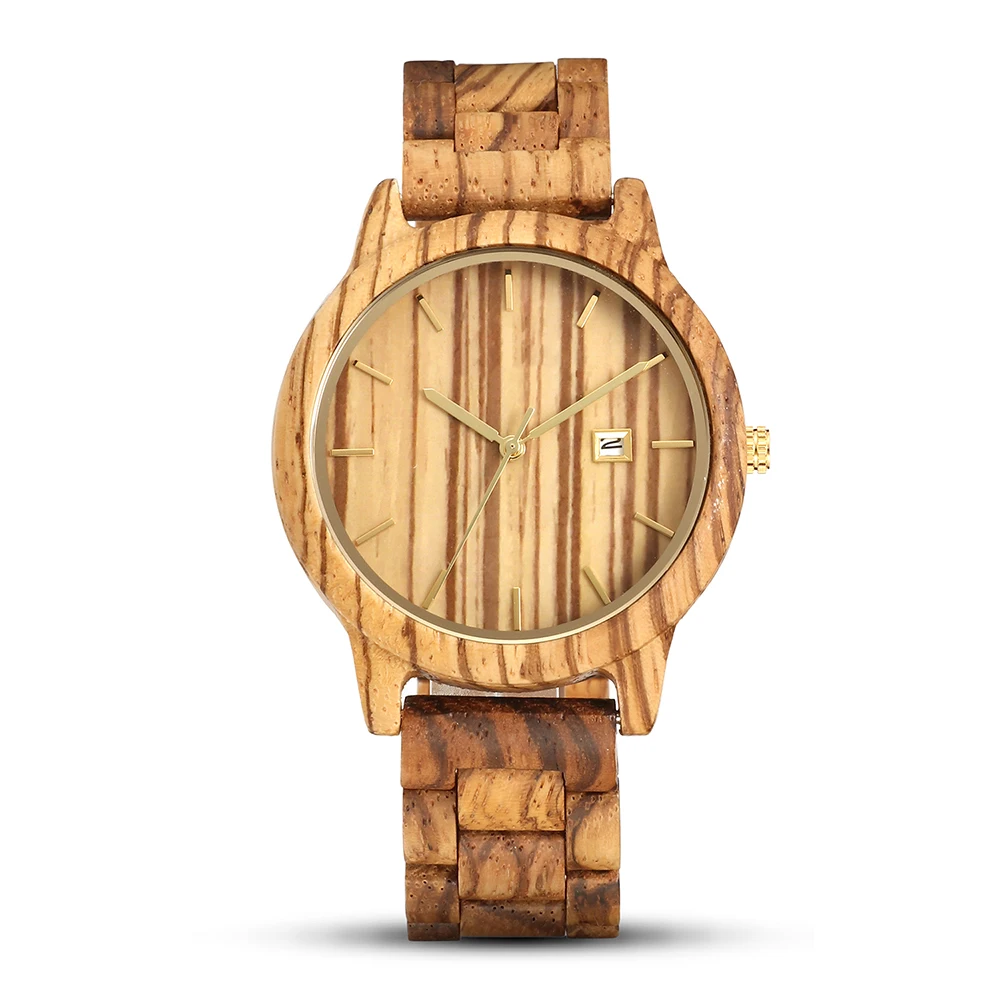 Men's Wooden Watches Luxury Original Design Quartz Watches Men's Eco-Friendly Wooden Watches Handmade Unique Gifts