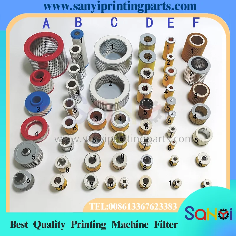 Best Quality Printing Machine Filter Vacuum Pump Filter Element