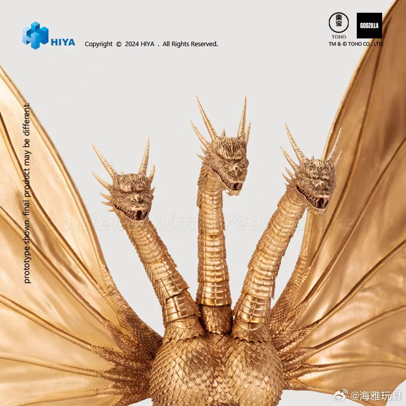 【In Stock】HIYA EBG0280 Godzilla Vs King Ghidorah 1991 King Ghidorah Articulated Model Gift&Collection - view 4