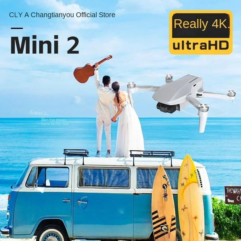 

New CFLY-Faith Mini2 Drone 3-Axis Gimbal Foldable 4K Profesional HD Camera Drones FPV 5KM Brushless RC Quadcopte Dron Toys