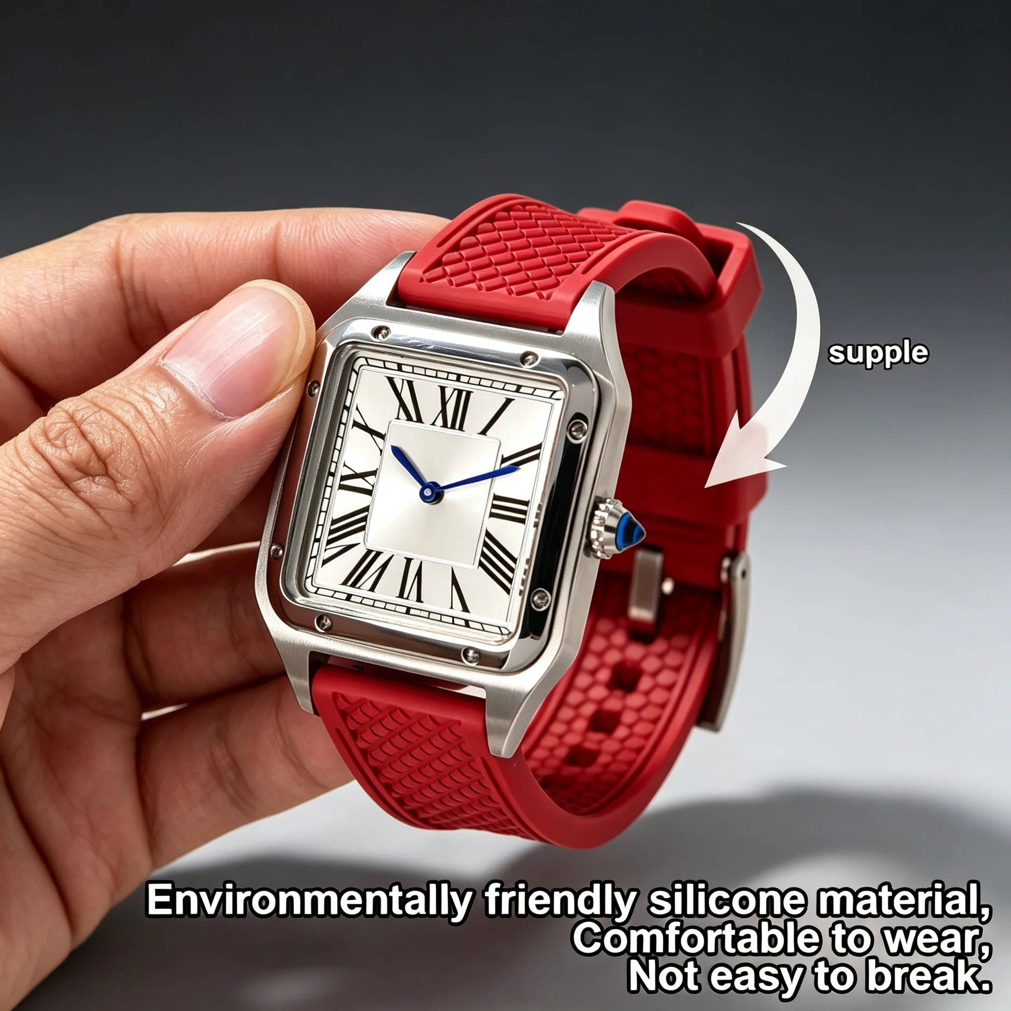 Men'S Accessories London - 20 21 22mm For Cartier Santos