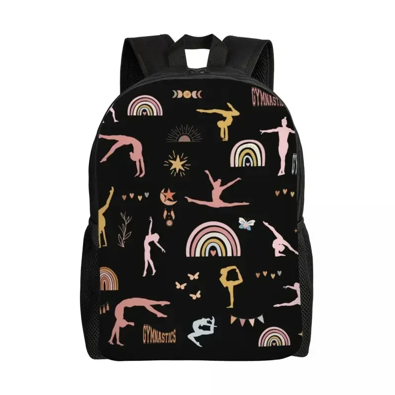 Danza ginnastica ritmica zaino da viaggio uomo donna scuola Computer Bookbag studente universitario Daypack Bags