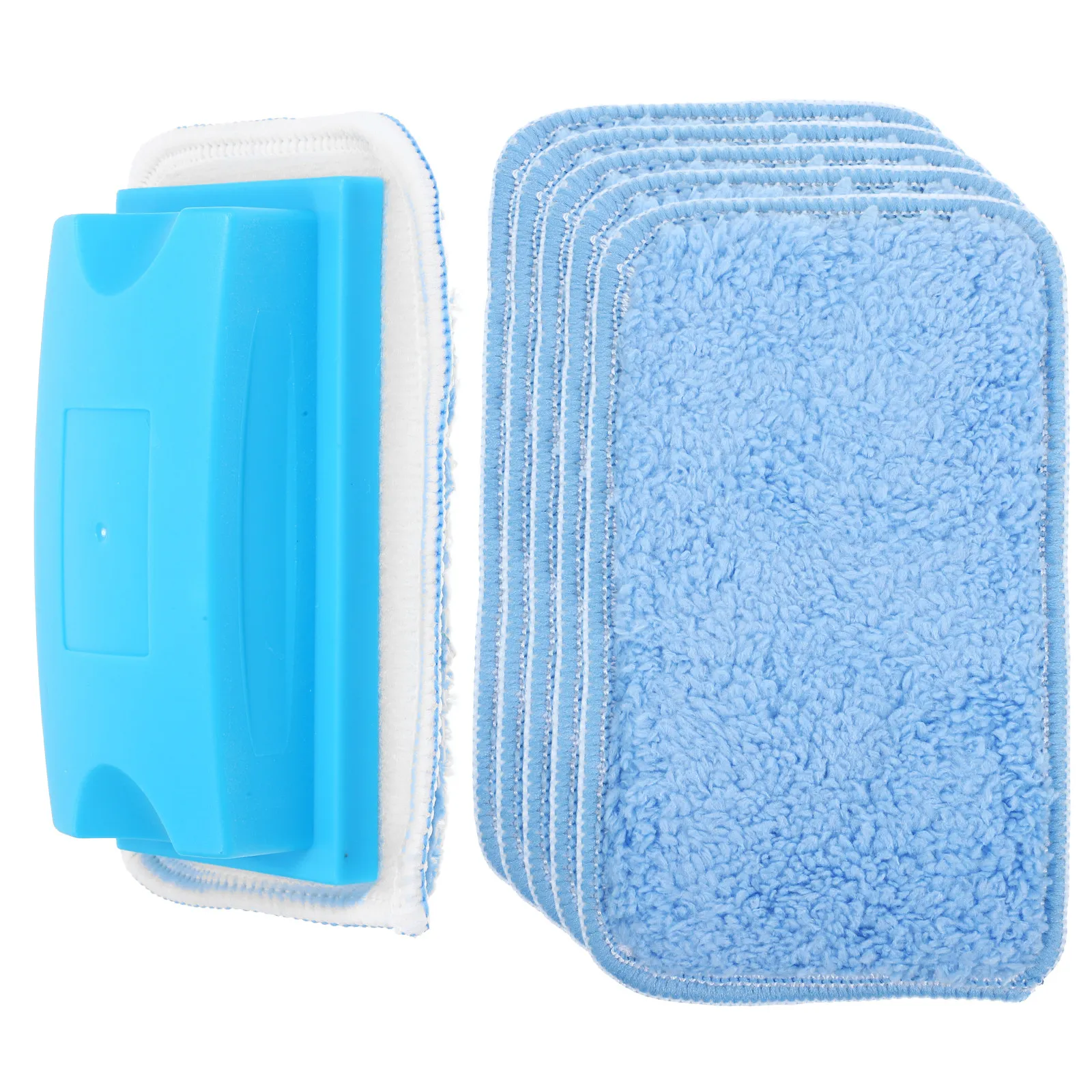 1Set Dry Eraser Whiteboard Eraser Portable Classroom Office Coral Fleece Multipurpose Blackboard Mirror Cleaner