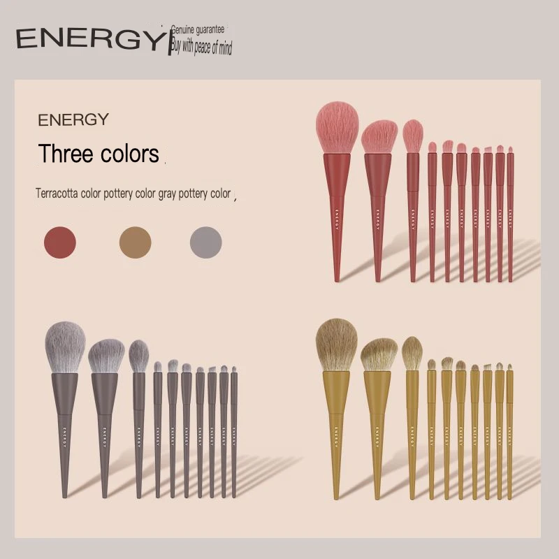 Ensemble de maquillage, pinceau, fard à paupières, poudre libre, pinceau à sourcils, fond de teint, fard à joues, surligneur, ensemble correcteur, pinceau, ensemble complet