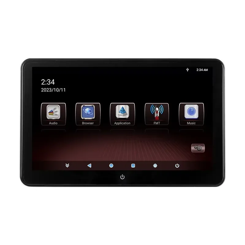 11.6 Inch Headrest Touch Screen TV Display IPS RK Schema WIFI Car Back Seat Tablet Multimedia CarPlay Player - view 2