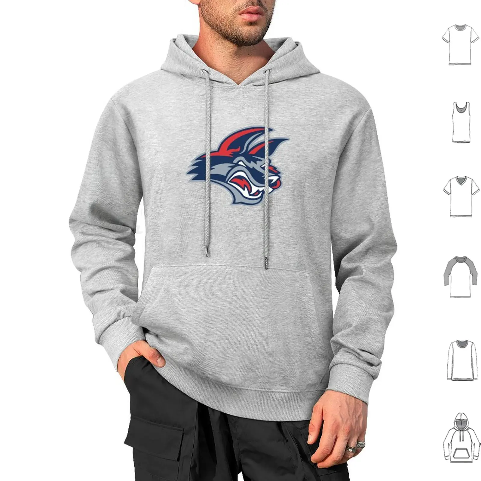 Elmira Jackals Hoodie cotton Long Sleeve Elmira Jackals Snow Hockey Design For Kids Sporty Kids Junior Hockey Aus Hockey