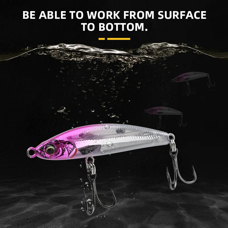 BLUX EXILE 50 – Minnow Pencil hundido 8g 50mm agua salada - imagen 3