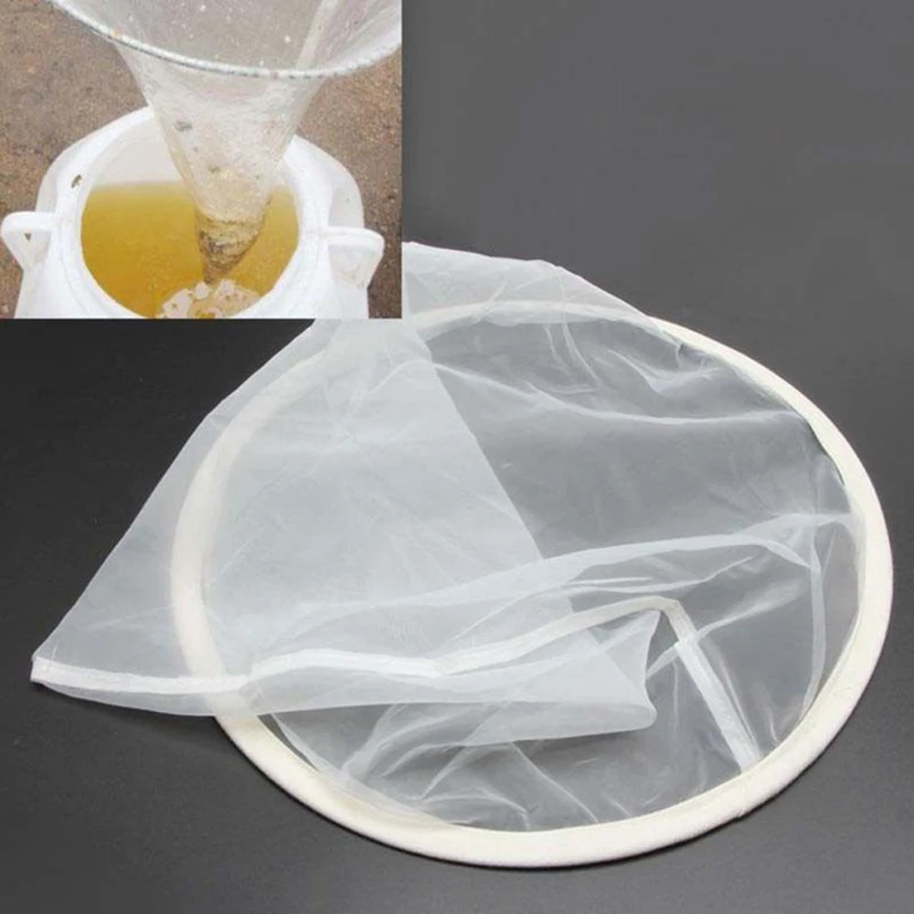 Tools Of Bee Honey Filter Impurities Filtration Cloth Fiber Precision Screener Strainer Net Apiculture Hive Equipment Bees