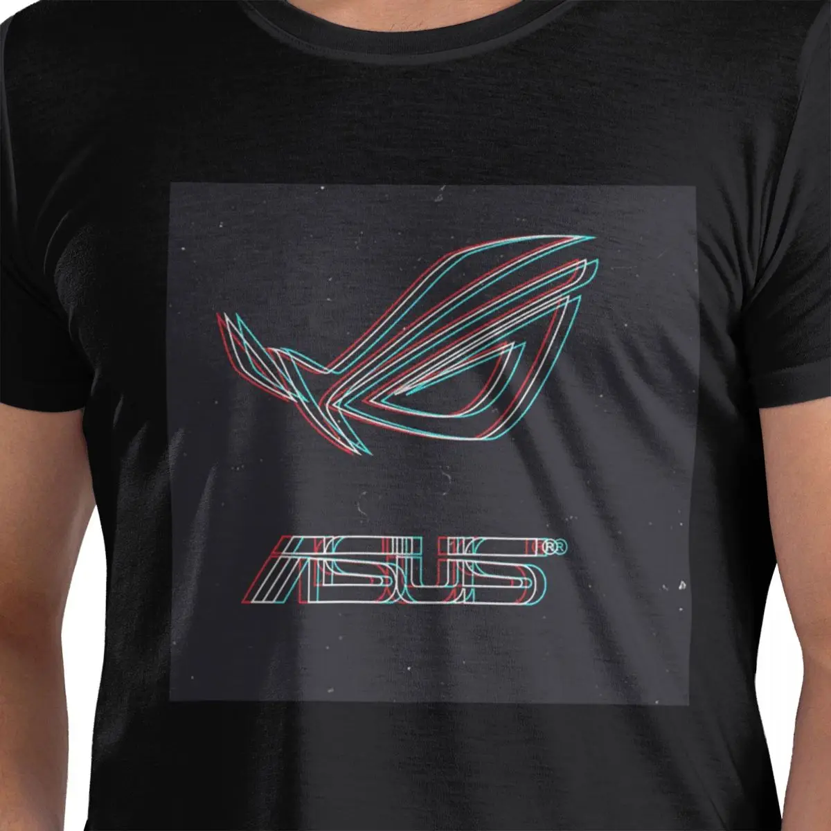 

Asus Rog 100% Cotton T-Shirt Men's Classic T Shirts Men Crew Neck Short Sleeve S-6XL