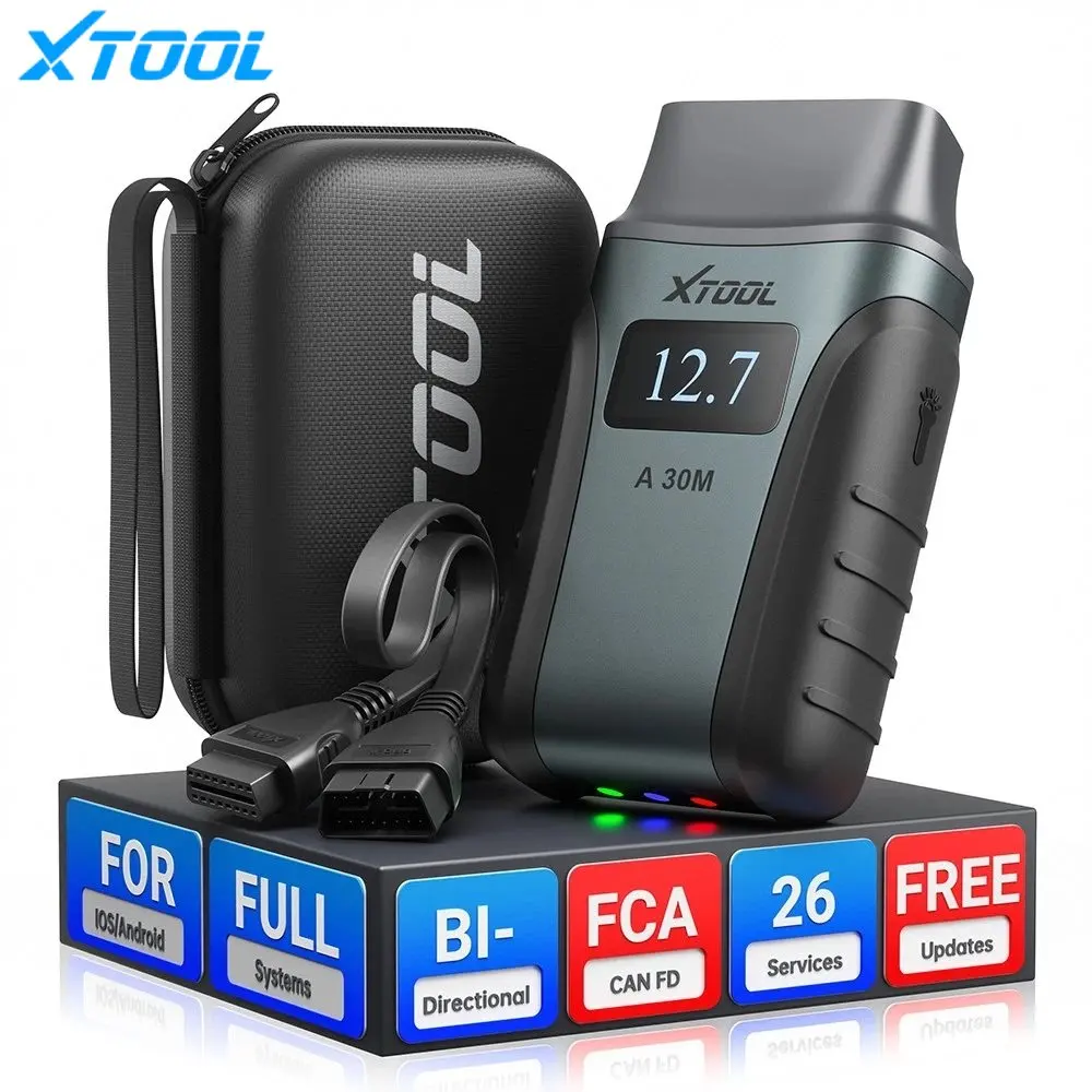 USA Stock XTOOL A30M Kit APP bluetooth Escaner Bidirectional Scan Tool Diagnostic Machine for All Cars with Lifetime Updates