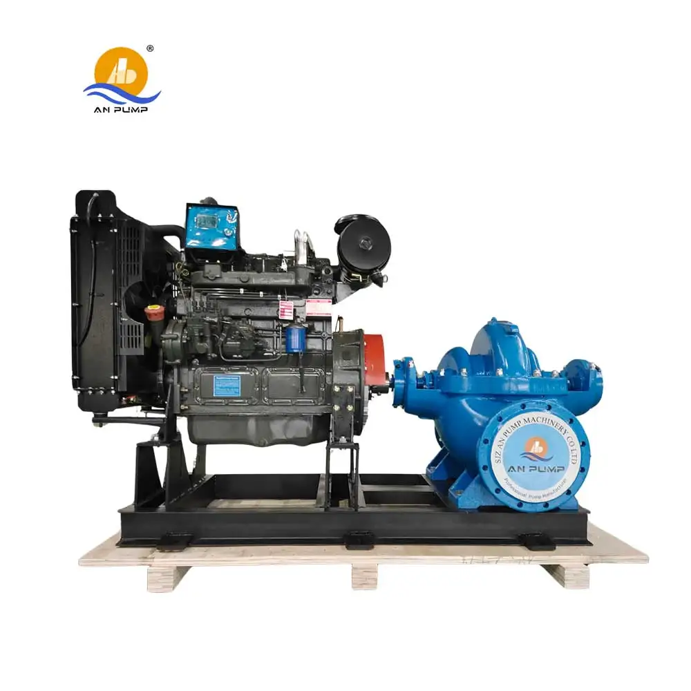 Big Capacity Large Agriculture Diesel Engine Driven Water Pump For Irrigation High Efficiency Pump Solution