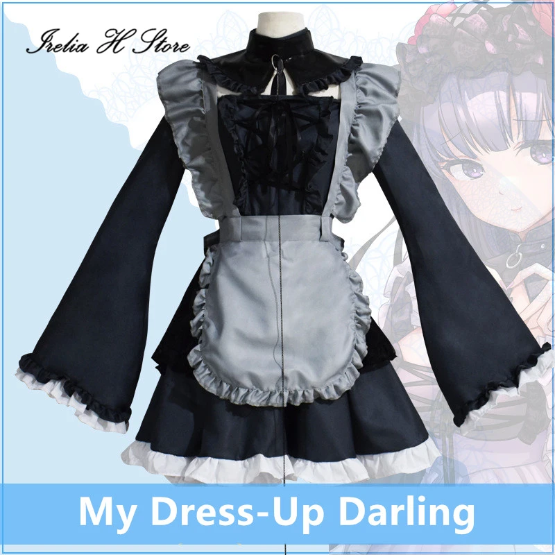 

Irelia H Store Anime My Dress-Up Darling Kitagawa Marin Little Devil Underwear Uniform Cosplay Costume Halloween Sexy For Women