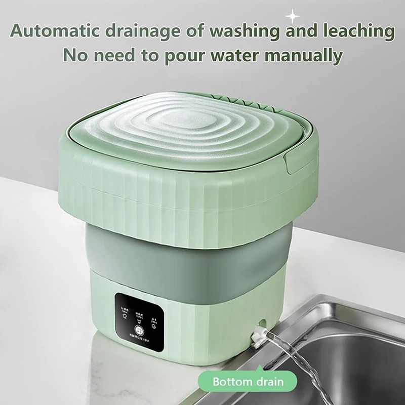 

Portable Washing Machine,Folding Mini Washing Machine Sterilization Drying Washing Machine For Clothes