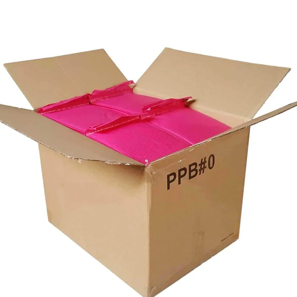 Auto Selo Rosa Bolha Envelope, Embalagem Saco De Embalagem, Suprimentos Para Pequenas Empresas, Mailer Entrega Pacote Sacos, Escritório, Frete, 100Pcs