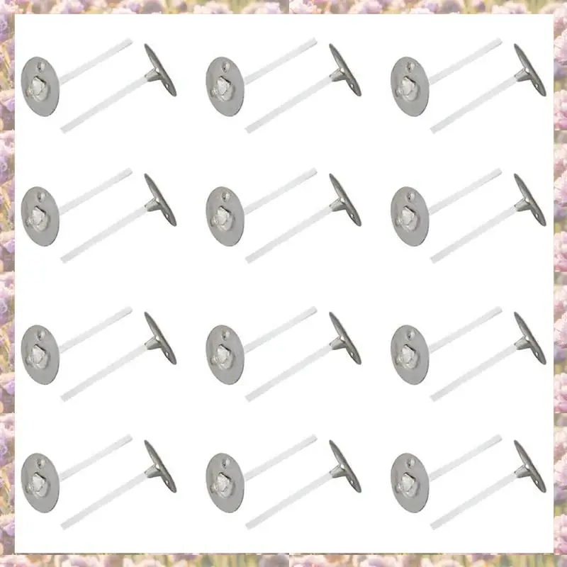 

4000Pcs Candle Wicks 1 Inch Low Smoke Candle Wick With Metal Tabs Tea Light Wicks For Candle Making