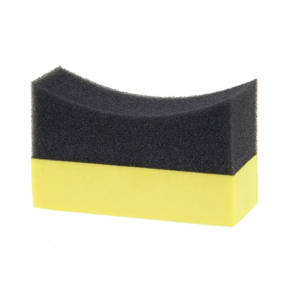 EVA Wipe Corner Edge Gloss Shine 6Pcs U-Shape Tyre Cleaning Sponge Polishing Sponge Cleaning Sponge Tire Contour Pads
