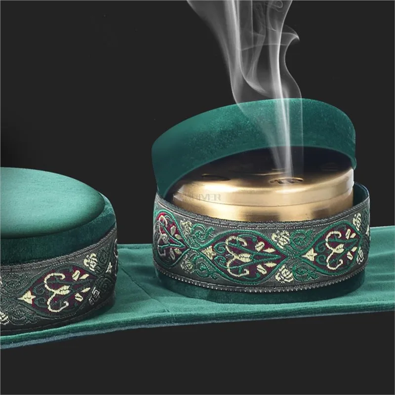 Brass Copper Moxa Moxibustion Box Smokeless Moxa Massages Box Moxa Burner Acupuncture Portable Moxa Holder Body Acupoint Massage