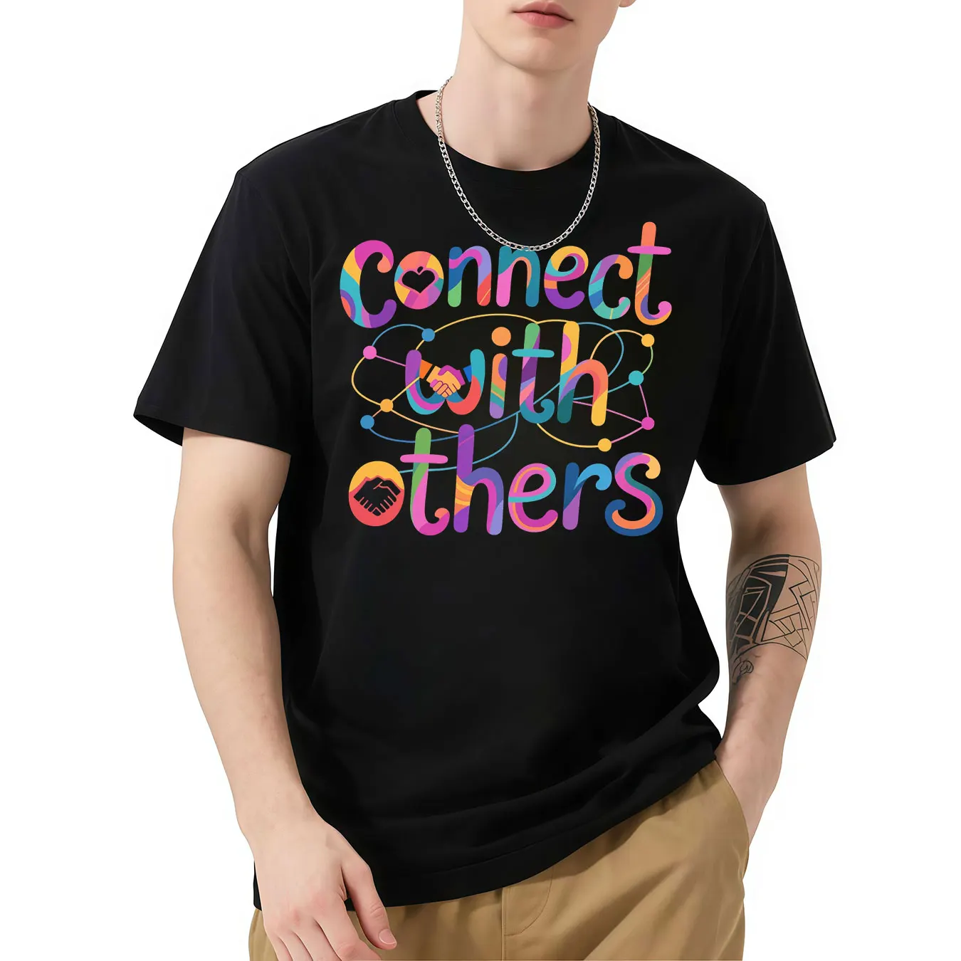 

Conneect with Others Meme T-Shirt A Hilarious Watermelon Print Shirt Is A Stylish Unisex Top for Both Men and Women