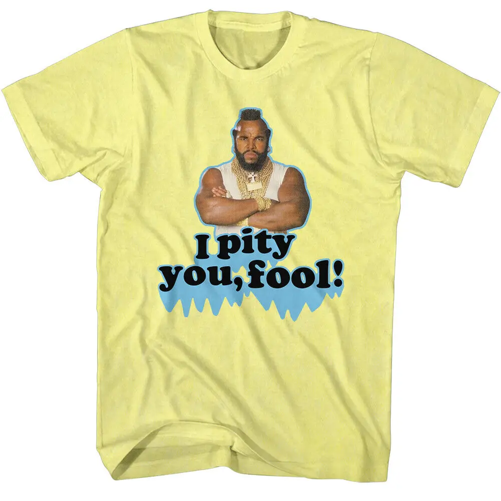 Mr T I Pity You Fool Men's Shirt The A Team B Baracus