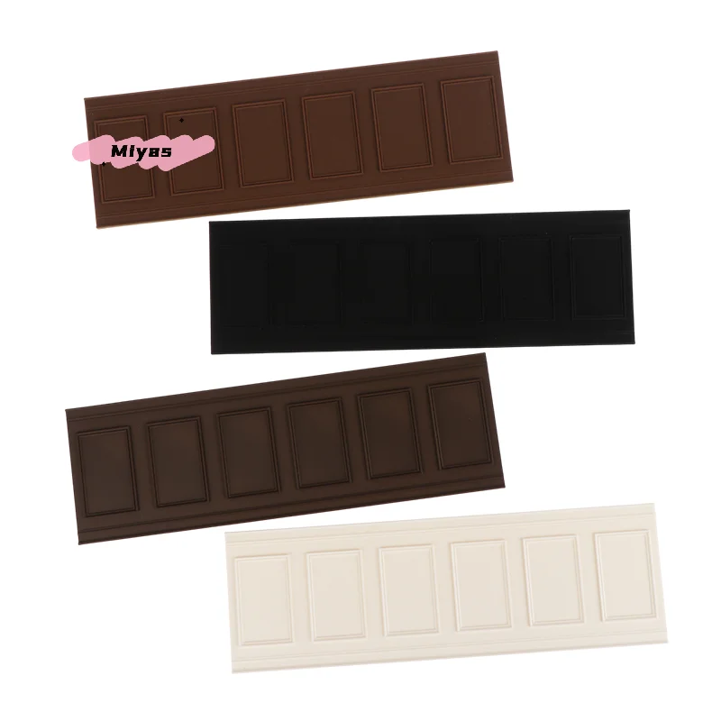 1/12 DIY 미니 벽 패널 창문 패널 인형집 장식 액세서리 - 수집용 홈 데코