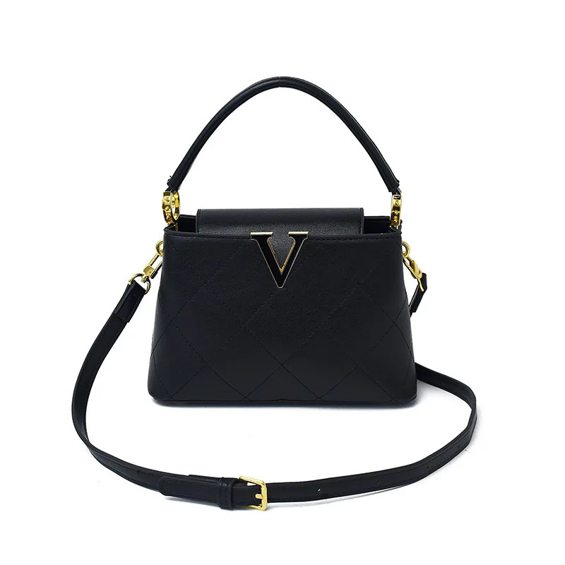 

Женская винтажная сумка через плечо A/W 2024, стеганая сумка через плечо в стиле ретро, многосторонняя сумка из натуральной кожи для повседневных свиданий