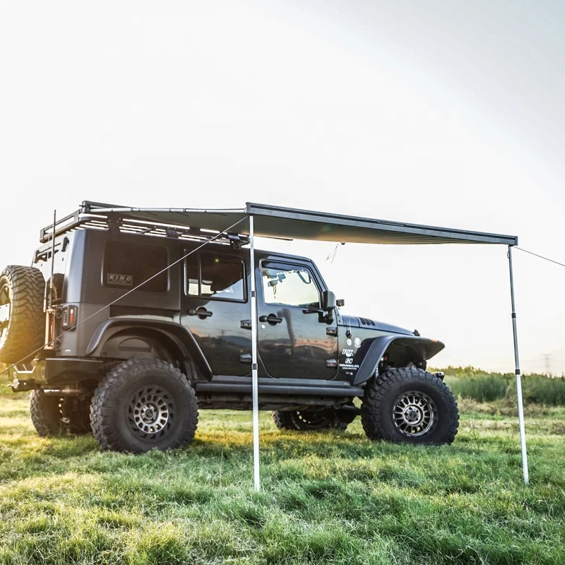 Wareda Camping Overland Trailer Hard Shell Rooftop Tent 4x4 Off Road Side Awning