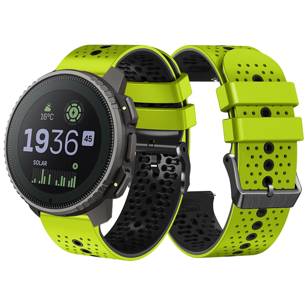 22Mm Sport Siliconen Band Band Voor Suunto Verticale Polsband Vervanging Horloge Band Armband Accessoires