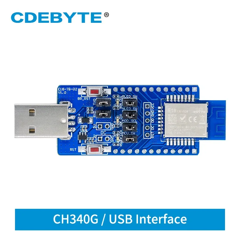 

E18-TBL-01 CH340G USB To TTL Serial Port 4dBm Test Board UART ZigBee Module