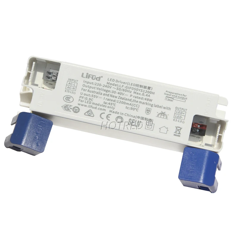 Lifud LED Driver No Flicker LF-GIFxxxYS DC33-40V 600mA 900mA 1000mA 1200mA 1500mA 24-60W trasformatori di alimentazione DownLight