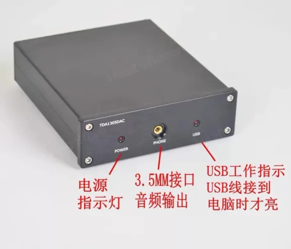 Doble paralelo TDA1305 DAC chip + CS8412 recepción Digital + CM108 USB clase Fever decodificador DAC HIFI con entrada coaxial