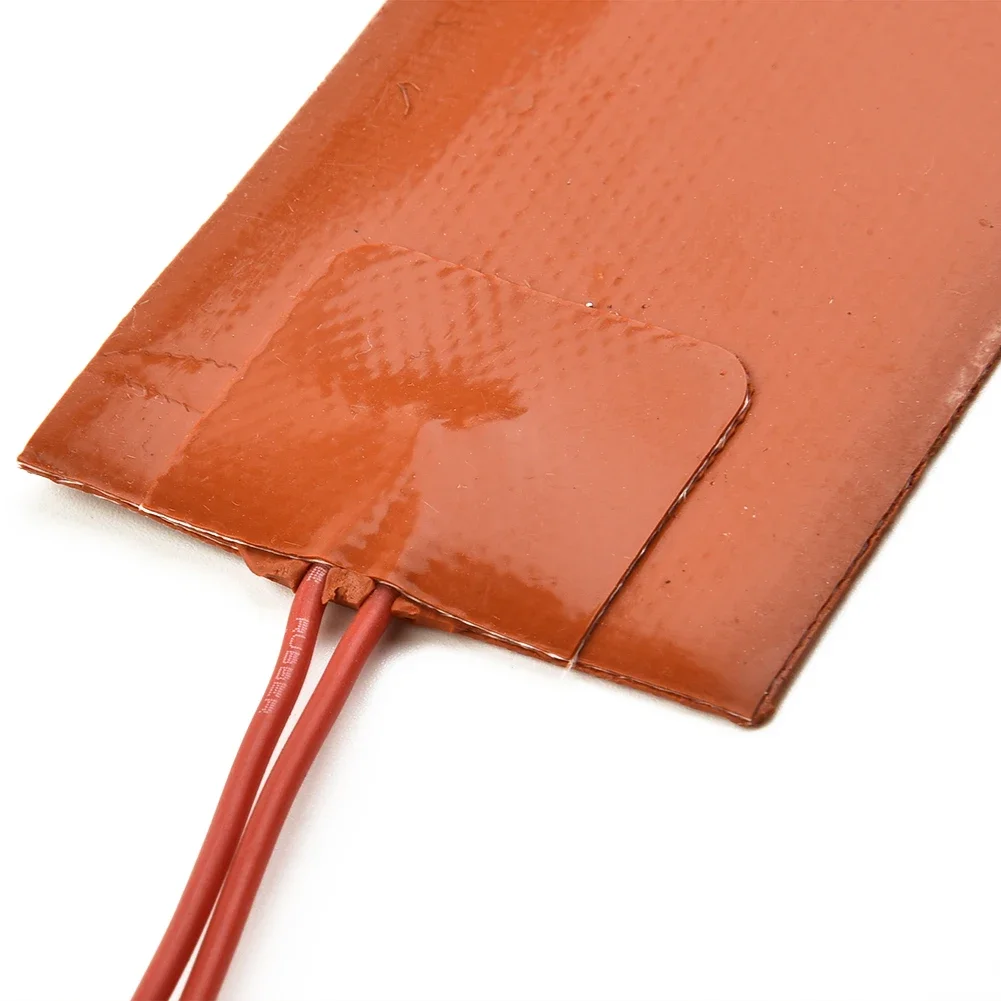 50 * 100mm Silicone Heating Mat For 3D Printer Car Fuel With Double Faced Adhesive 12V 15W Heater Pad Tool Accessories