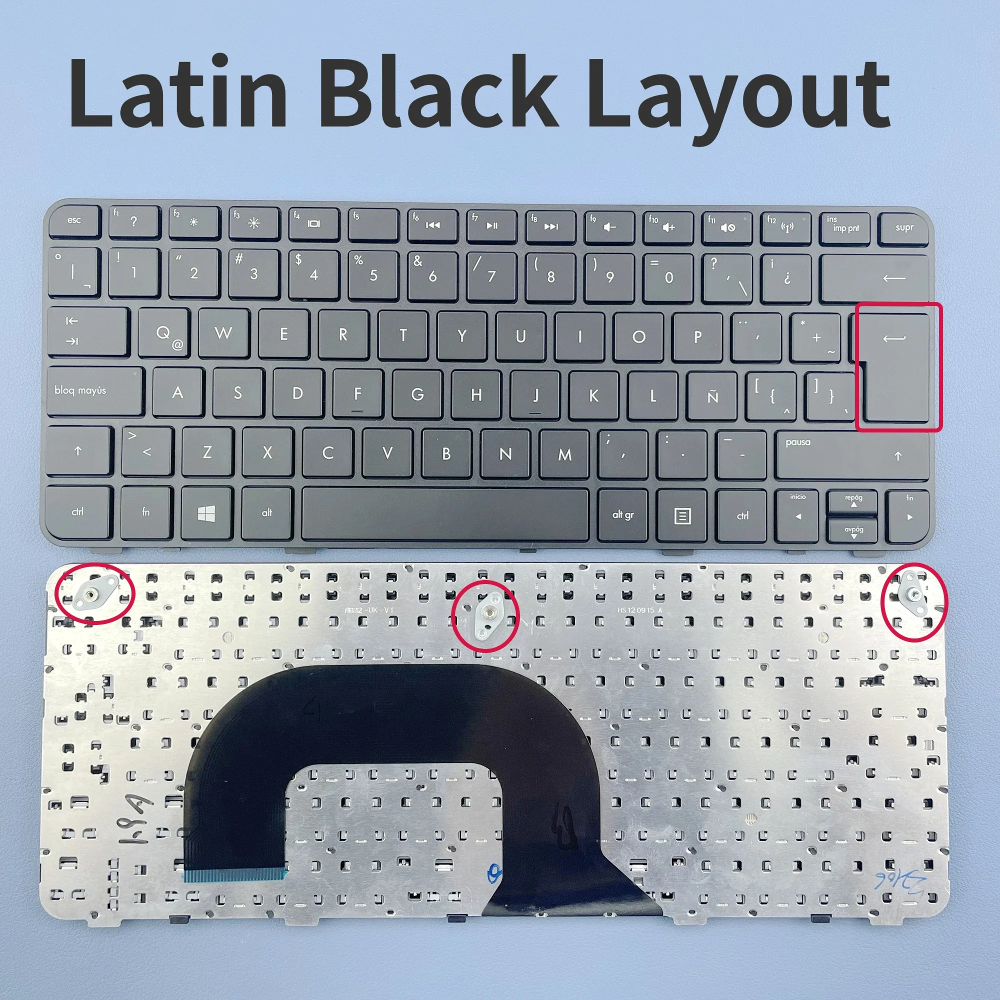 UK Latin Czech Slovak Keyboard For HP PAVILION DM1-4000 DM1-4000eg DM1-4000ej DM1-4000en DM1-4000 DM1Z-4000 DM1-4013au Series