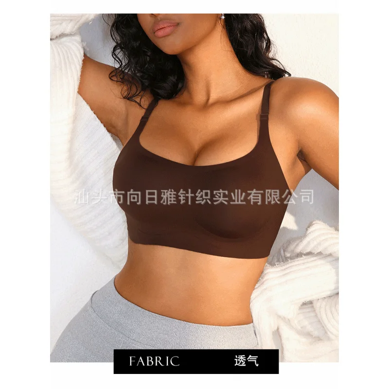 

No trace jelly glue underwear no steel ring comfortable thin bra women's underwear
