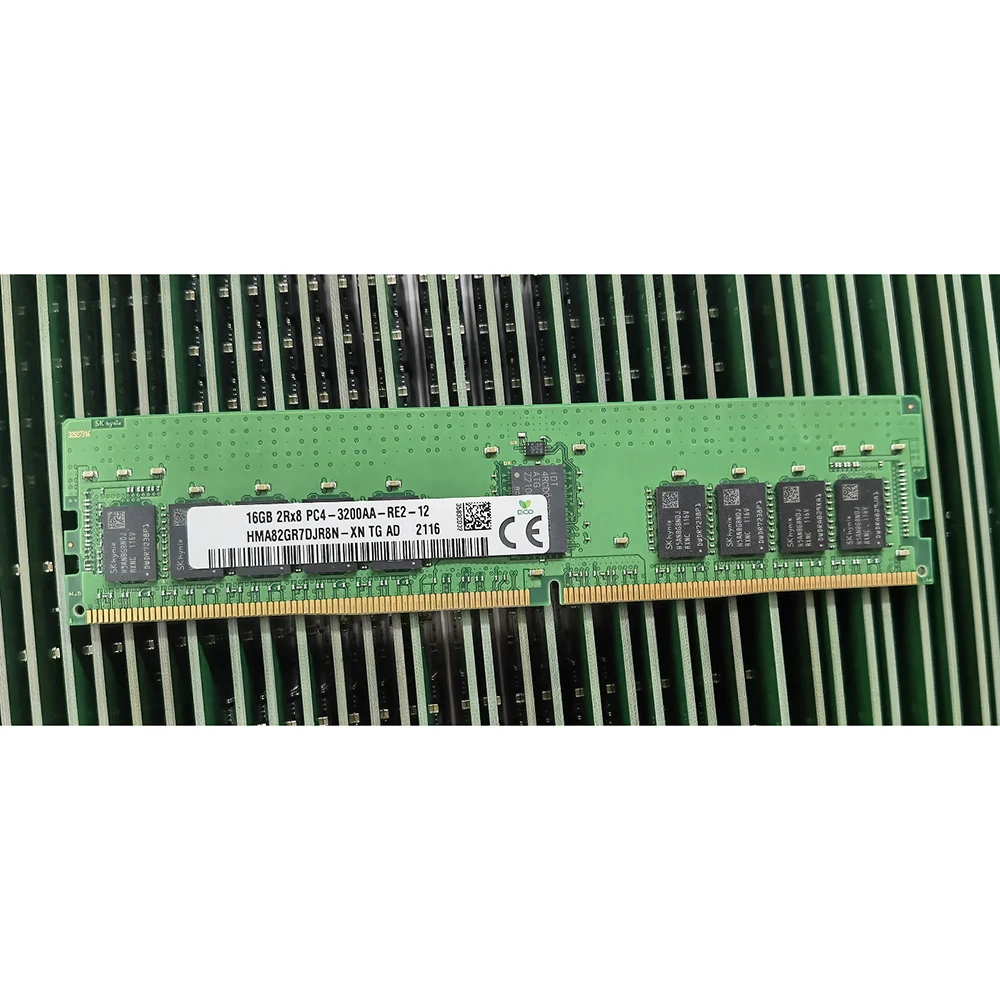 SK 하이닉스 메모리 HMA82GR7DJR8N-XN 16GB 2RX8 DDR4 PC4 3200AA용 16G ECC RAM 1개