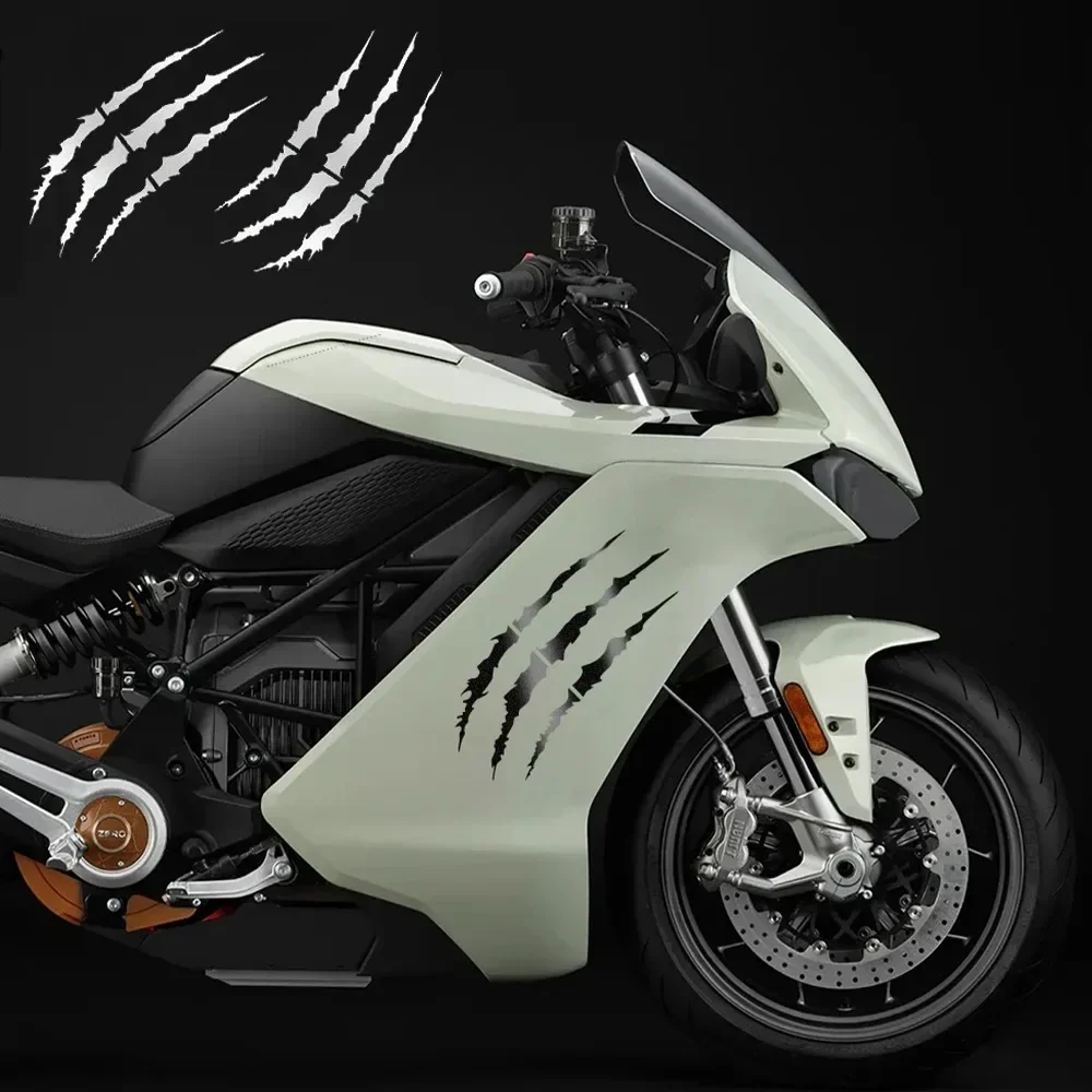 Car Motorcycle Monster Claw Scratch Sticker DIY Motocross Refit Creative Body Decoration Decals for YAMAHA SUZUKI HONDA Amagi