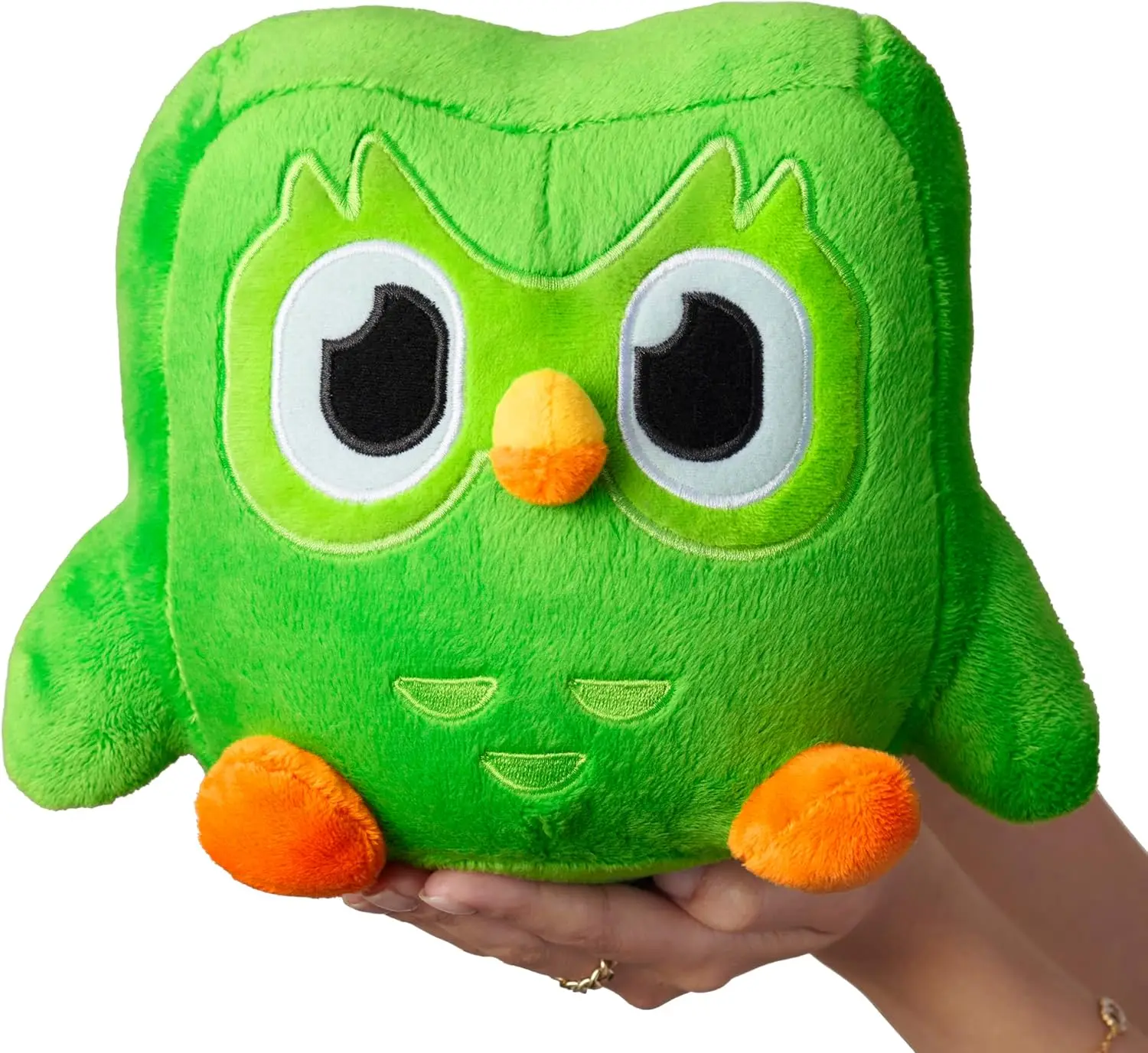 Duo Plush - Officially Licensed - Reminder to Do Your Daily Lesson, Premium Plushie, Feather Green, 12\'\'