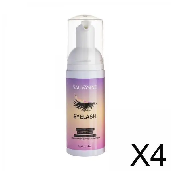 Shampoing pour cils, brosse démaquillante, mousse nettoyante individuelle, taille compacte pour greffage de cils et fournitures de coiffure