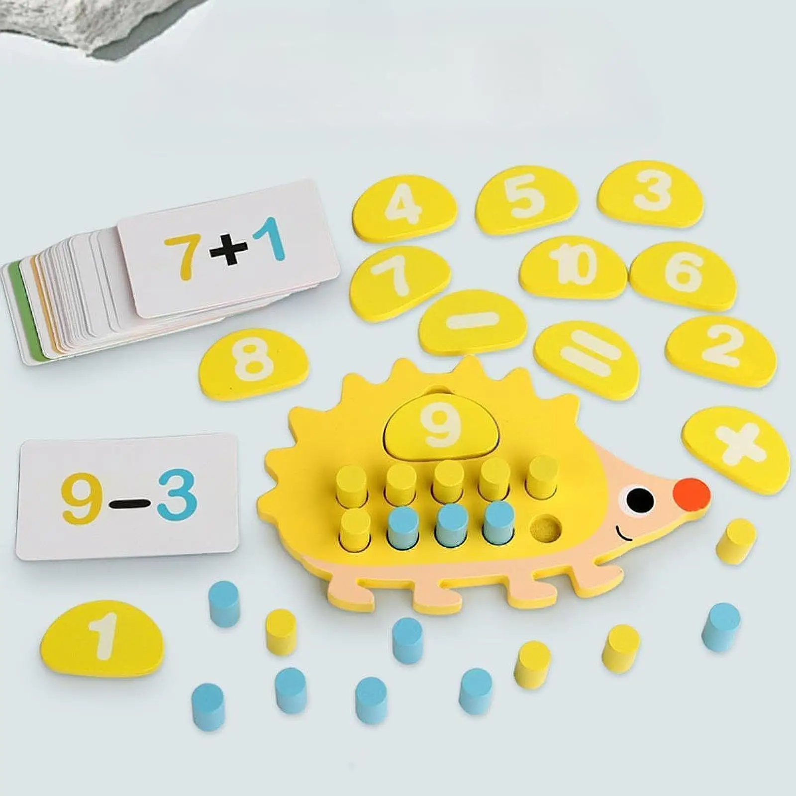 Math Learning Toy with Number Block and Sticks Mathematical Counting Toys for Children 3 4 5 6 Years Classroom Kids Gift