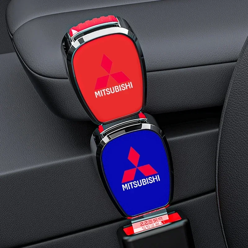 1 Uds. Extensor de Clip para cinturón de seguridad de coche, tapón de hebilla de bloqueo para cinturón de seguridad para Mitsubishi ASX Lancer Pajero Outlander L200 EVO Lancer EX