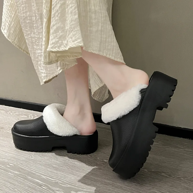 Plush Lining for Winter Women Slippers Waterproof Fur Lining Cotton Cover Velvet Insole Fluff Cover Warm Cotton Shoes