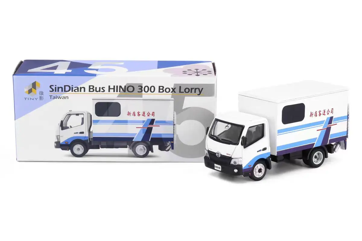 

Tiny 1/76 TW45 SinDian Bus Hino 300 Box Lorry Diecast Model Truck Collection Limited Edition Hobby Toys